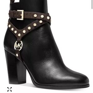 MICHAEL KORS PRESTON BOOTIE LEATHER